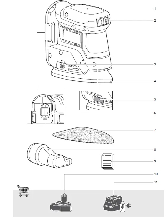 RYOBI-RPS18-18V ONE+Cordless-Palm-Sander-FIG-1