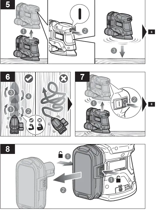 RYOBI-RPS18-18V ONE+Cordless-Palm-Sander-FIG-3
