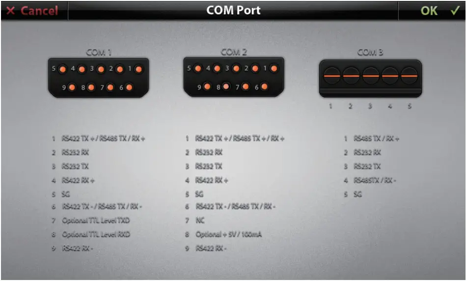 NOVAKON N07 HMI Intelligent IIoT Gateway - COM Port