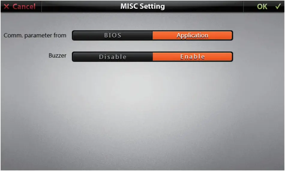 NOVAKON N07 HMI Intelligent IIoT Gateway - MISC Setting