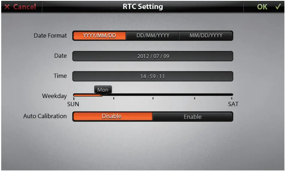 NOVAKON N07 HMI Intelligent IIoT Gateway - RTC Setting