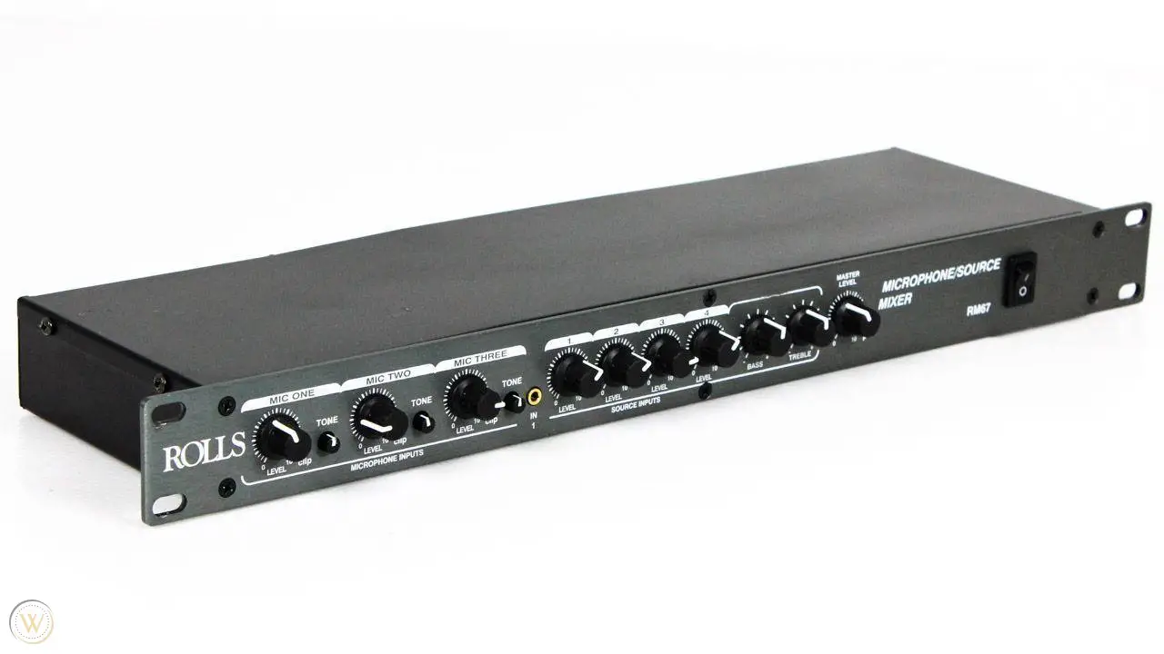 Rolls Rm67 Mic/source Mixer User Guide