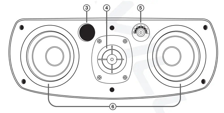 ROCKVILLE WET-4D White Dual Indoor Outdoor Commercial 70V Speaker - figure 3