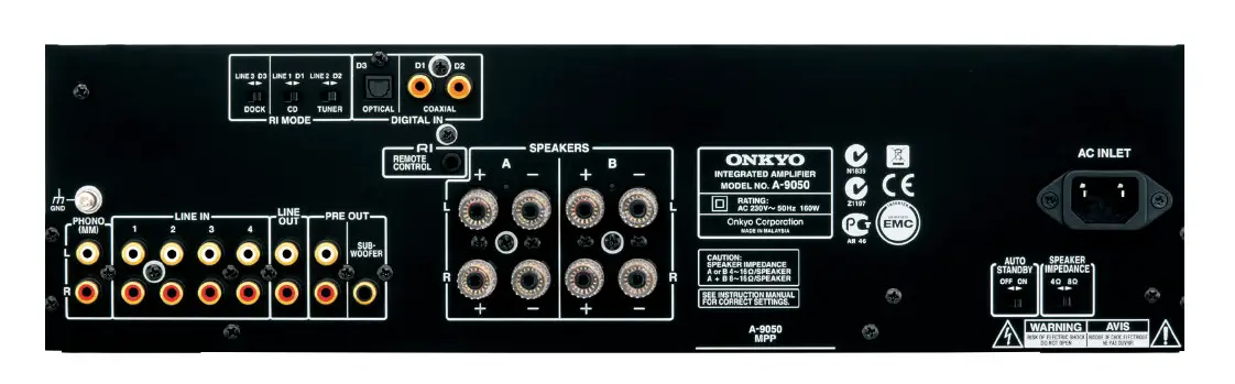 ONKYO A-9050 Integrated Stereo Amplifier - Quality Construction Equals Better Performance