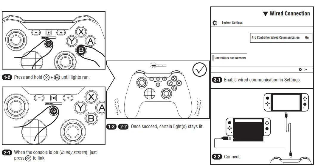 sunwaytek H510 Wireless Mechanical Gaming- Switch system