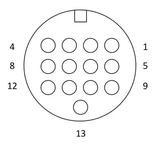BluCoE GKWS052 GK Wireless System - 13-pin DIN female connector