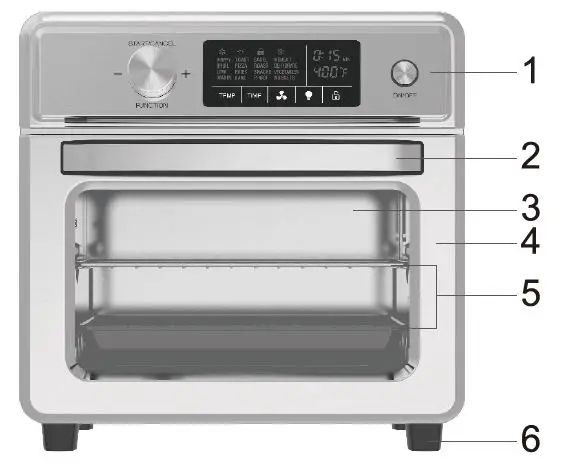 Osmond KRF-819L Toaster Oven fig1