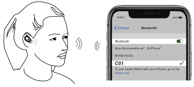 Shenzhen Xiwxi Technology C01 TWS Bluetooth Headset- Earbuds Manual