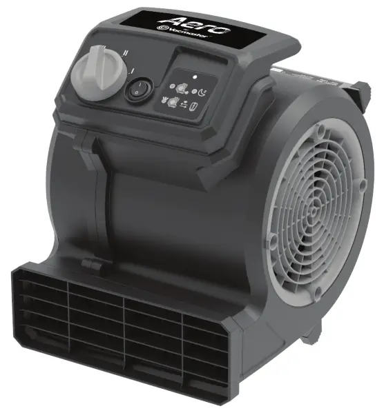 Vacmaster AM201R Portable Air Mover with Remote Control
