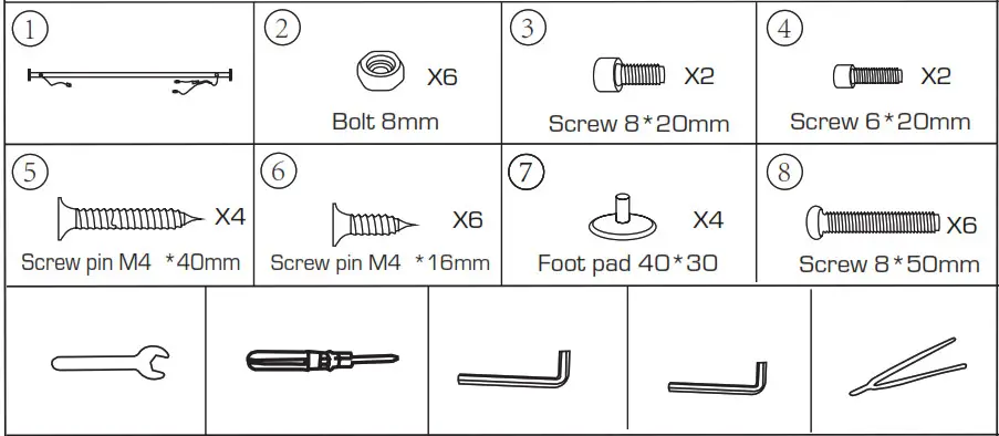 jaycar XC4314 Gaming Desk with RGB LEDs- Parts List