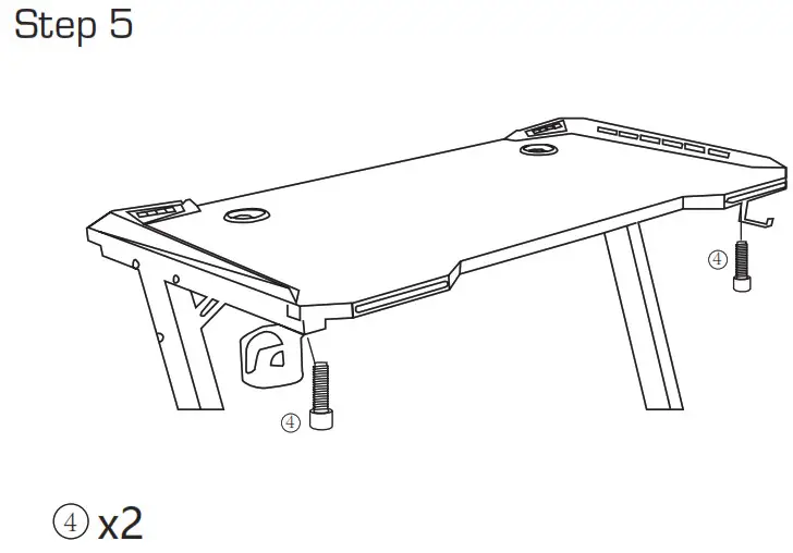 jaycar XC4314 Gaming Desk with RGB LEDs- Step 5