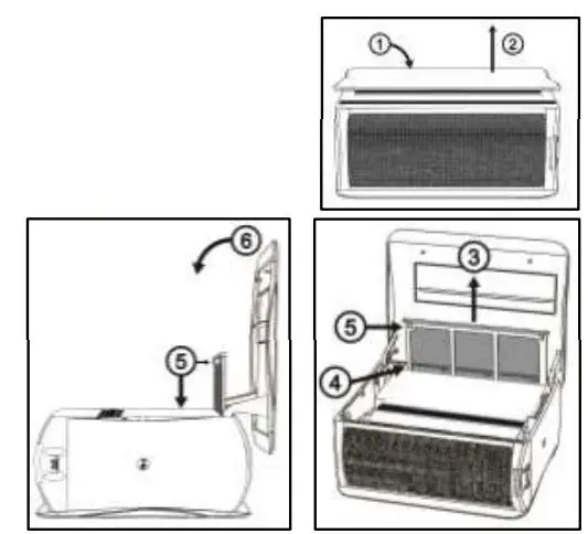 airkave AHD01 Room Air Sanitizer Instruction Manual - Large Dust Filter