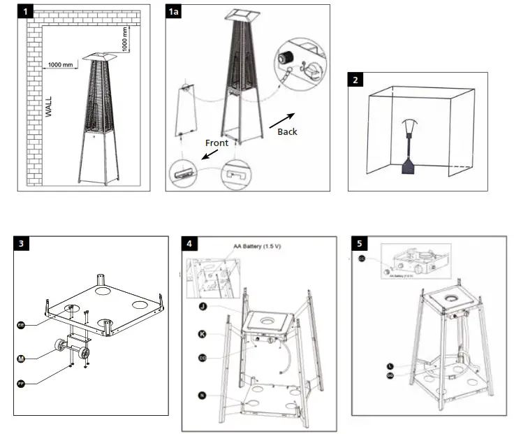 Qlima PGP 113 Outdoor Gas Stove - Pictures 1a