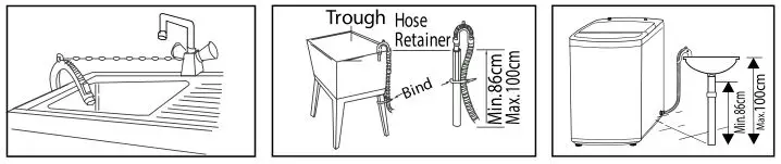 SOLT Washing Machine - For upper drain system
