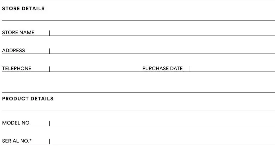 SOLT Washing Machine - Purchase Details