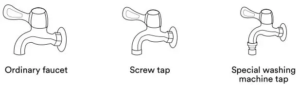 SOLT Washing Machine - SELECTION OF TAP