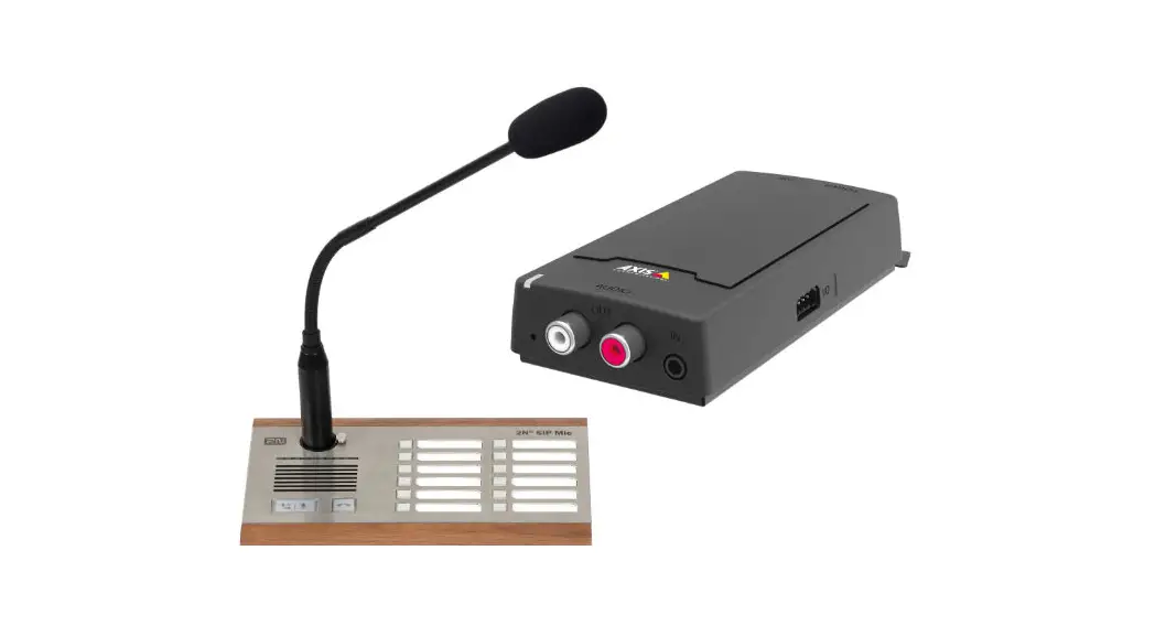 Axis 2n Sip Mic All-in-one Network Microphone Console User Manual