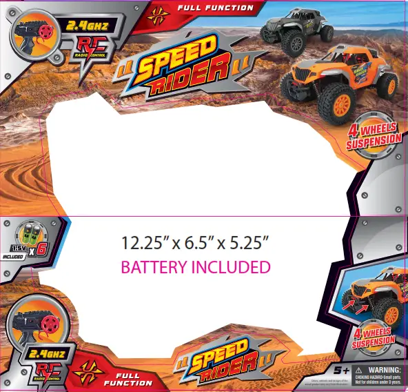 Grandex Development 61036 Rechargeable Vehicle - fig 1