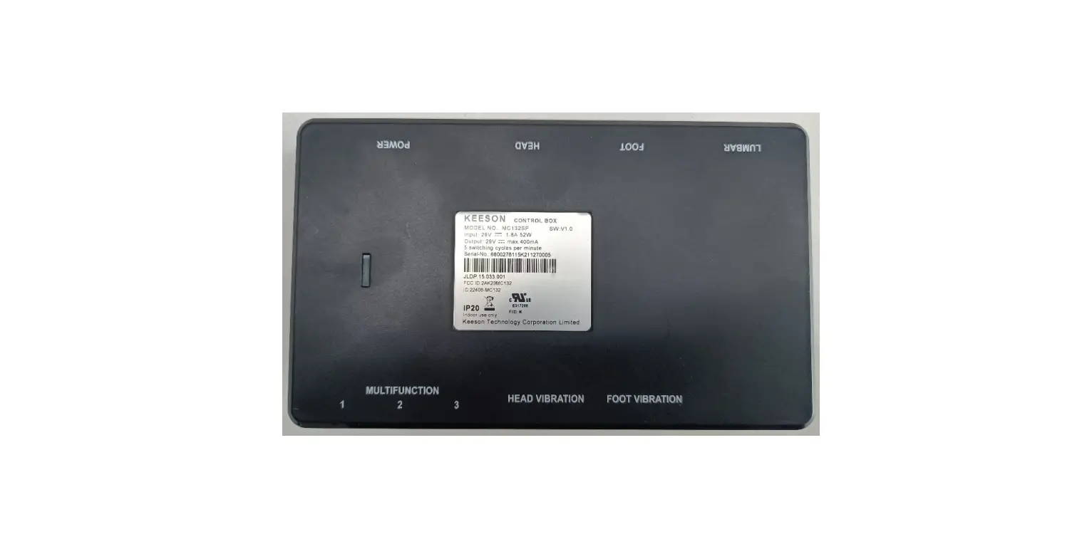 Keeson Technology Mc132 Control Box Instructions
