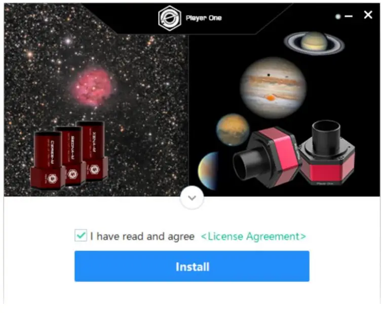 iOptron iCAM464C Planetary Camera- License Agreement