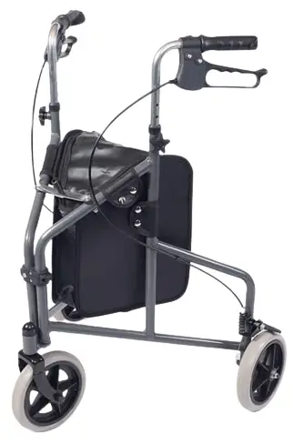 NRS P94239 3 Wheeled Steel Rollator