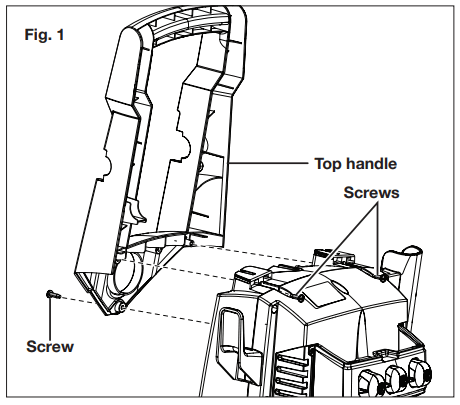 SUNJOE SPX2598P MAX RM 13A Electric Pressure Washer-Assembly