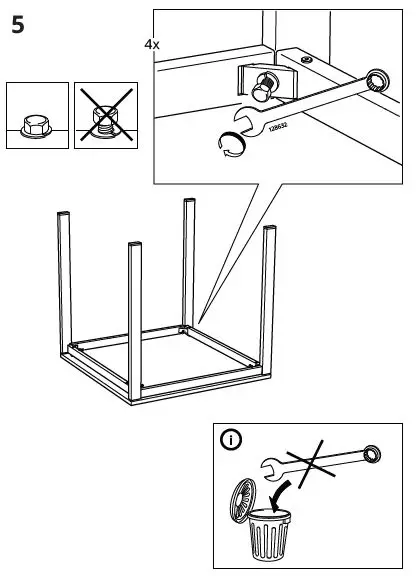 IKEA 190.117.77 MELLTORP Table Instruction Fig6
