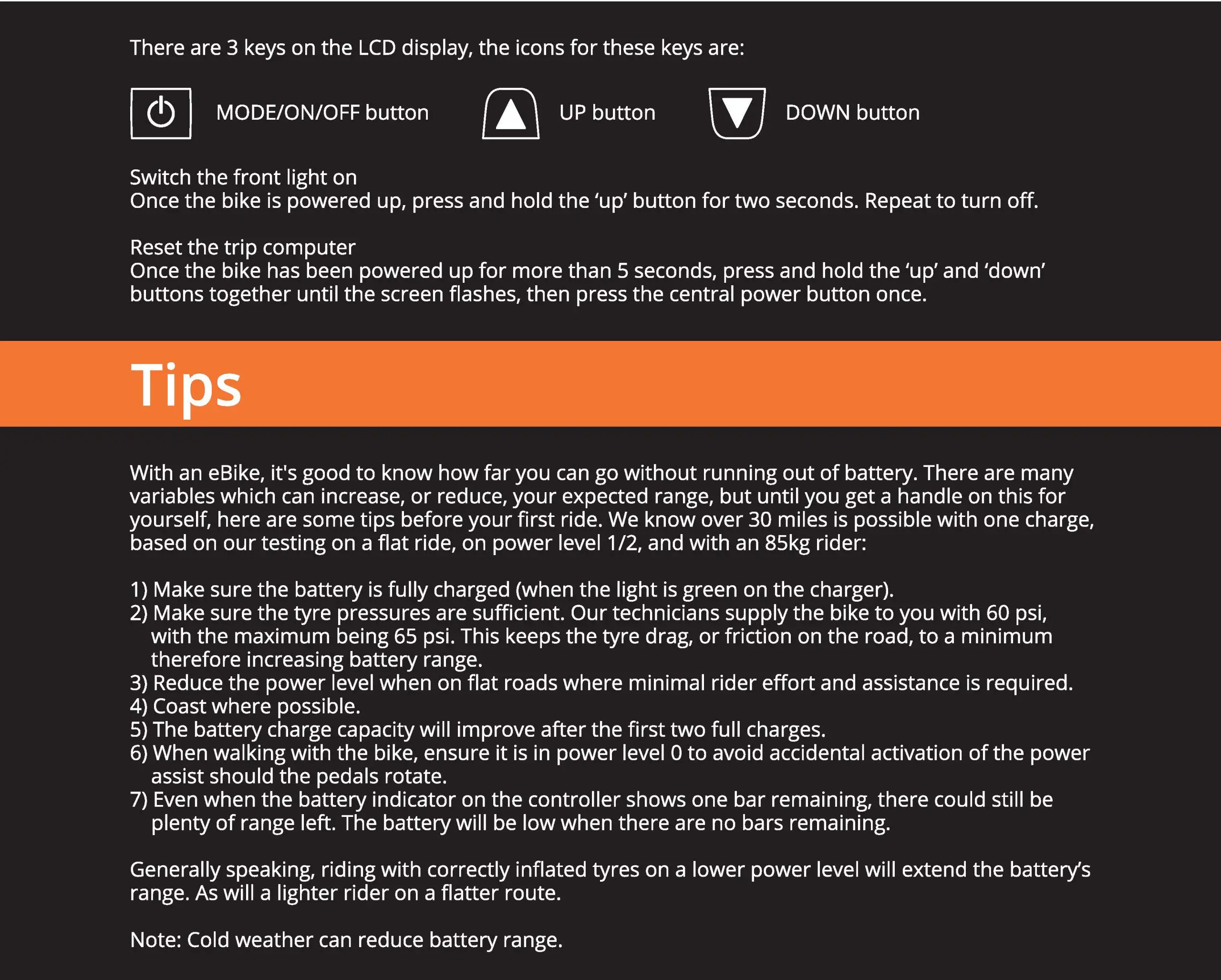 MiRiDER 2021 One Folding eBike fig 3