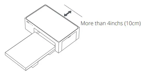 Amber M100 4x6 Inch Photo Printer - Working Location