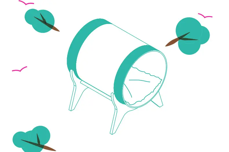 Frisco Modern Tunnel Elevated Cat Bed Instruction Manual