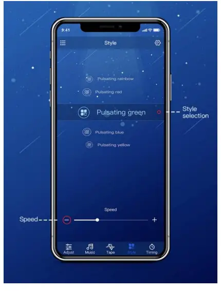 Shenzhen Yamei Cloud Chuang Intelligent Technology AM24KEYIRBTDC IR Bluetooth RGB Controller - Main User Interface 4