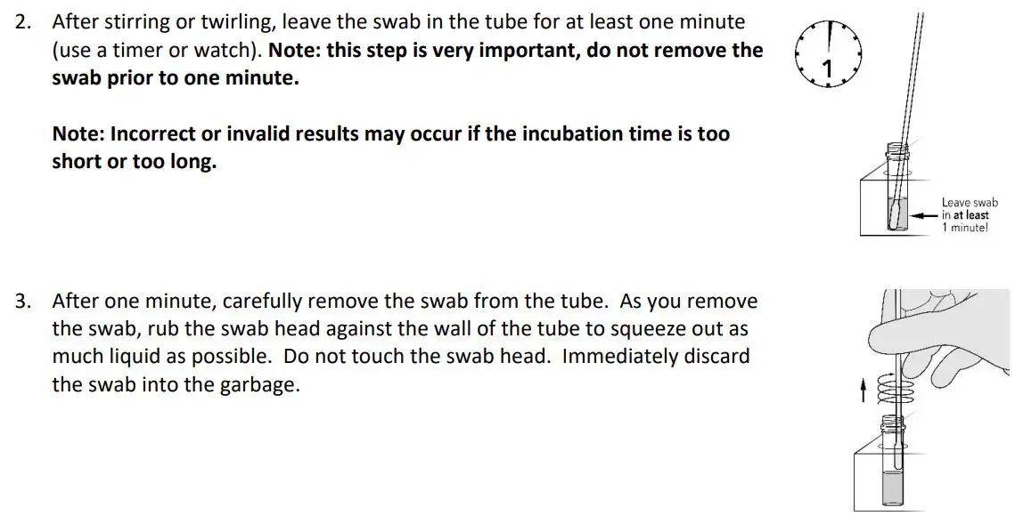 QUIDEL QuickVue At-Home OTC COVID-19 Test Kit Instruction Manual - PERFORMING THE TEST