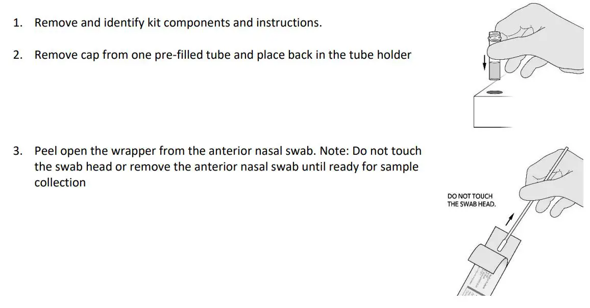 QUIDEL QuickVue At-Home OTC COVID-19 Test Kit Instruction Manual - TEST PROCEDURE