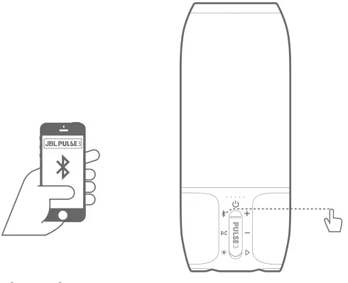 JBL Pulse 3 Bluetooth connection