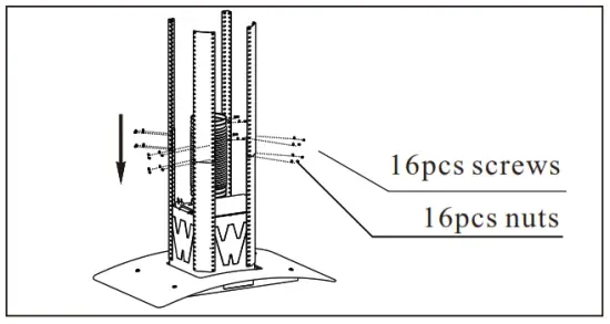 Empava 36RH09 30 in 400 CFM Ducted Kitchen Glass Island Range Hood - hangers.