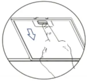 Empava 36RH09 30 in 400 CFM Ducted Kitchen Glass Island Range Hood - hood