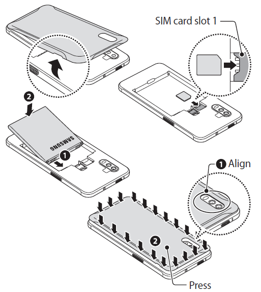 Installing a nano-SIM