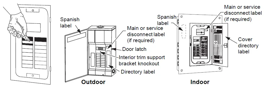 Schneider S1B33894 QO and Homeline Load Centers Fig6