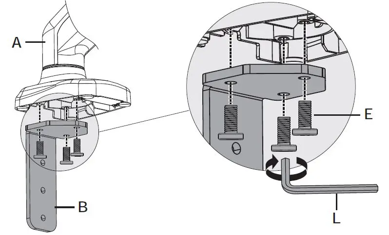 HUANUO-HNSSK4-Adjustable-Single-Monitor-Stand-with -Gas-Spring-Arm-fig-7