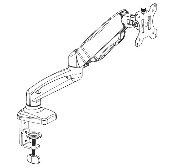 HUANUO-HNSSK4-Adjustable-Single-Monitor-Stand-with -Gas-Spring-Arm-product