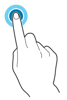 BLUEBIRD HF550 Hybrid Full Touch Handheld Computer - Gesture 2