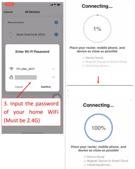 Dongguan Maijia Intelligent Technology US SS01 Smart Switch - Switch to Easy Pairing Mode 2