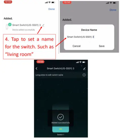 Dongguan Maijia Intelligent Technology US SS01 Smart Switch - Switch to Easy Pairing Mode 3