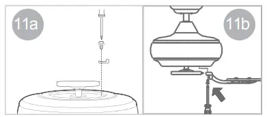 LIVING Olympia 52 ceiling fan remove