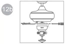 LIVING Olympia 52 ceiling fan white