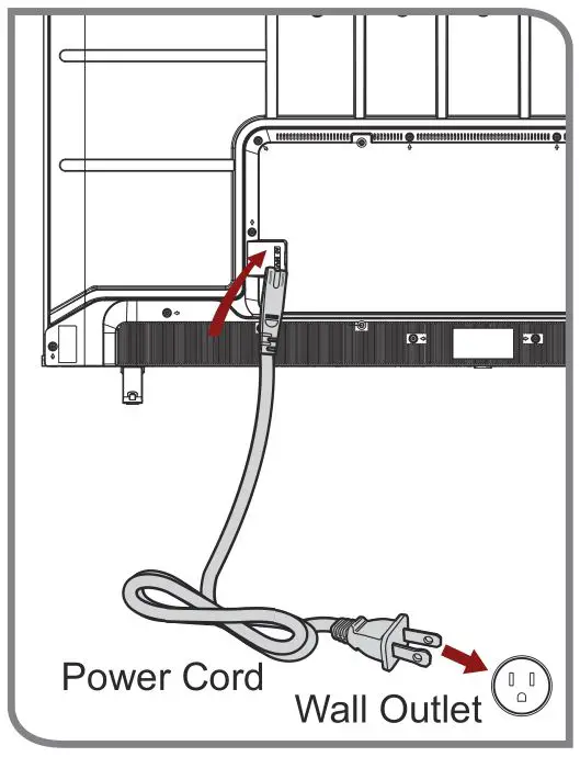 TOSHIBA 65C350KU 65-Inch Class C350 Series LED 4K UHD Smart Fire TV - Power on the TV