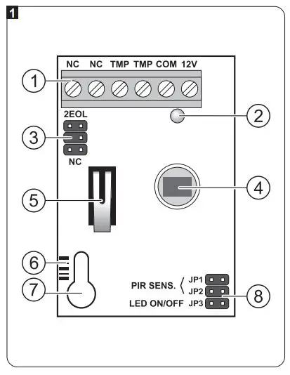 satel Aqua Ring Ceiling Mount Digital PIR 1