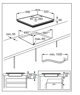 Electrolux-HOI630MF-58cm-Electric-Hob-fig-2