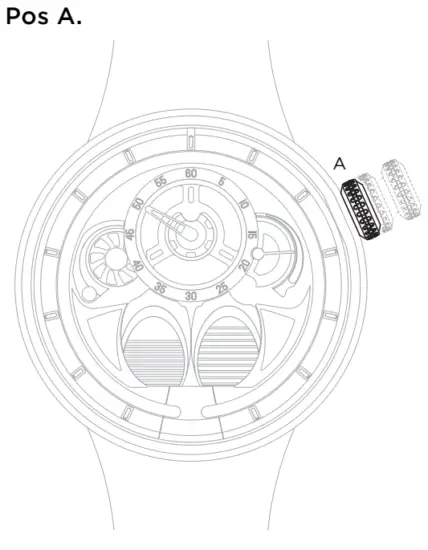 HYT H1 0 Blue Fluid - crown