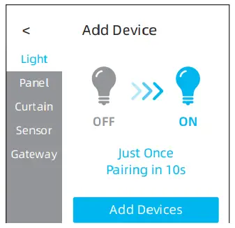 BroadLink Smart Bulb LB4E26 LB4E27 User Manual - Add Device